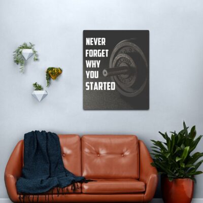 Motivational Fitness Quote To Decorate Your Wall Canvas Print Official Fitness Merch