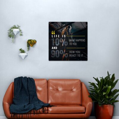 Fitness Inspirational Quote Canvas Print Official Fitness Merch