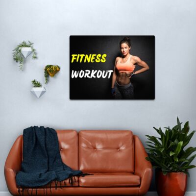 Fitness Work, Fitness Lover Shirt, Fitness Gym Clothes Canvas Print Official Fitness Merch