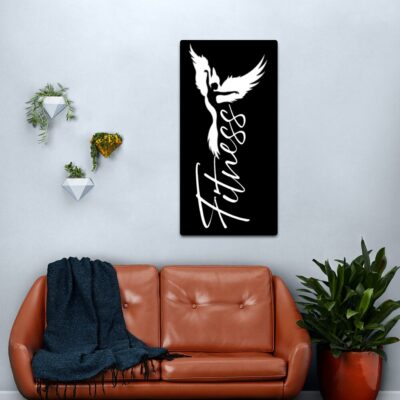 Fitness Training With Bird Woman Canvas Print Official Fitness Merch