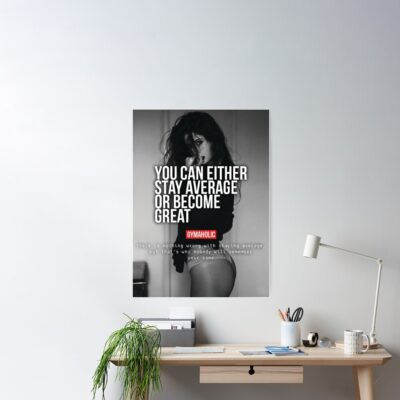 Women'S Fitness Inspirational Quote And Saying Poster Official Fitness Merch