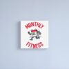 Monthly Fitness, Fitness Instructor Canvas Print Official Fitness Merch