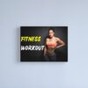 Fitness Work, Fitness Lover Shirt, Fitness Gym Clothes Canvas Print Official Fitness Merch