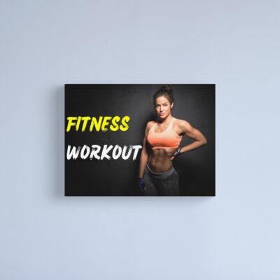 Fitness Work, Fitness Lover Shirt, Fitness Gym Clothes Canvas Print Official Fitness Merch