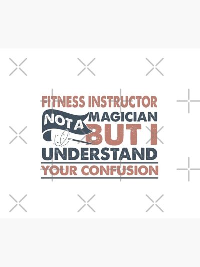 Fitness Instructor Not A Magician But I Understand Your Confusion Tapestry Official Fitness Merch