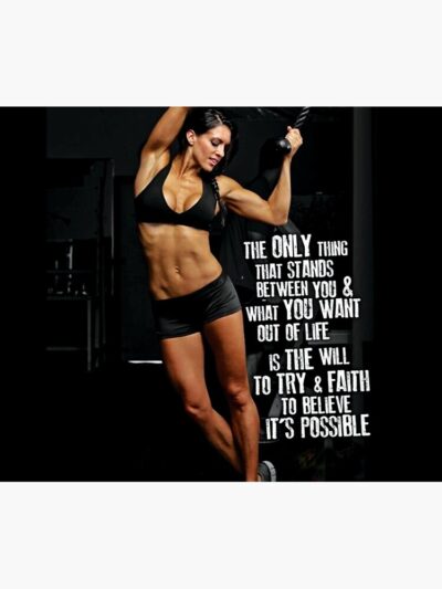 Women'S Fitness Inspirational Quote Tapestry Official Fitness Merch