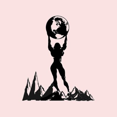 The World In My Hands - Fitness Woman Design Black Tote Bag Official Fitness Merch