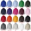 hoodie color chart - Fitness Gifts Store