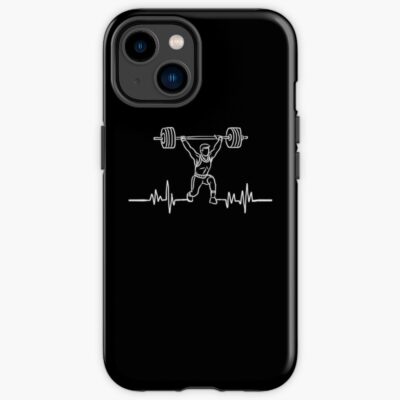 Weightlifting Lifting Powerlifting Bodybuilding Heartbeat Funny Workout Weightlifting Shirt Gym Fitness Apparel Weightlifting Gym Gift Funny Gym Shirt Muscle Training Powerlift Sport Iphone Case Official Fitness Merch