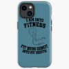 Distressed I Am Into Fitness Fit´Ness Donut Into My Mouth T Shirt Iphone Case Official Fitness Merch