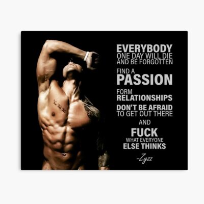 Zyzz Fitness Motivation Poster Official Fitness Merch