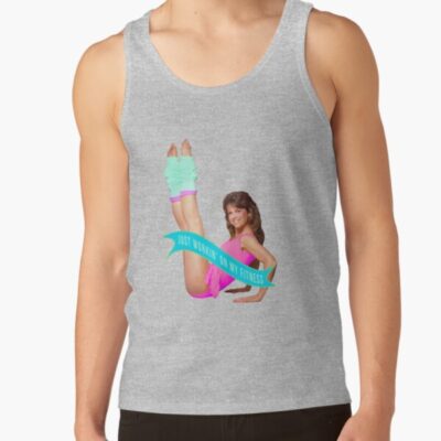 Just Workin' On My Fitness Jane Fonda Tank Top Official Fitness Merch