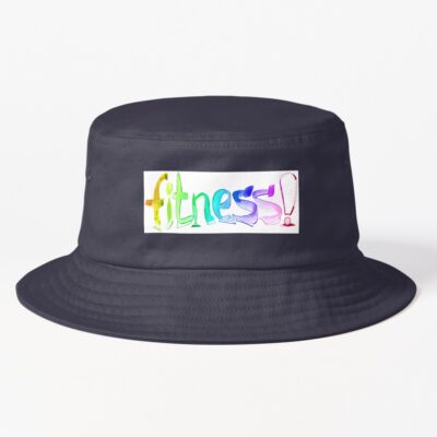 Fitness Watercolor Lettering |  Fitness Crafty Hand Lettering Bucket Hat Official Fitness Merch