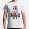 Fitness Christmas Shirt Santa Deadlift Gym Xmas Men Gifts T-Shirt Official Fitness Merch