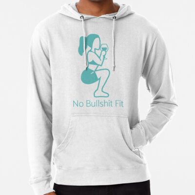 "Vulgar" Nbsf - Female, Teal Logo Hoodie Official Fitness Merch