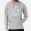 Lift Run Shoot Fitness Funny Hoodie Official Fitness Merch