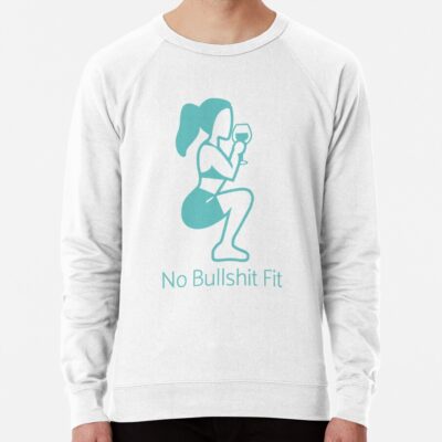 "Vulgar" Nbsf - Female, Teal Logo Sweatshirt Official Fitness Merch