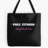 Pole Fitness Beauty Strength Pride Tote Bag Official Fitness Merch