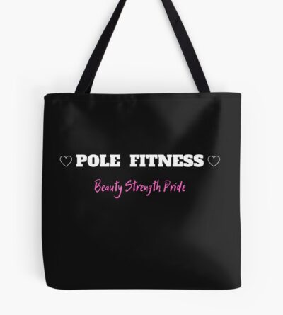 Pole Fitness Beauty Strength Pride Tote Bag Official Fitness Merch