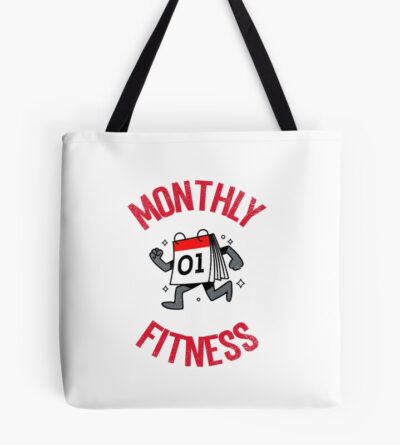 Monthly Fitness, Fitness Instructor Tote Bag Official Fitness Merch