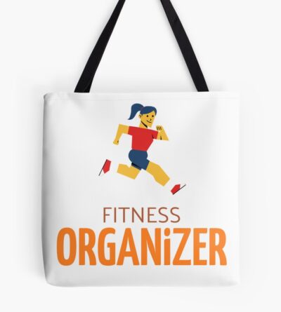 Fitness Organizer, Workout Plan Fitness Plan Tote Bag Official Fitness Merch