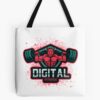 Digital Fitness, Love Fitness Tote Bag Official Fitness Merch