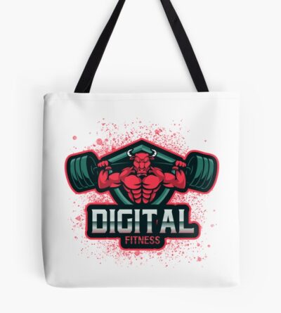 Digital Fitness, Love Fitness Tote Bag Official Fitness Merch