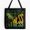 Fitness Training With Colorful Cuts Tote Bag Official Fitness Merch