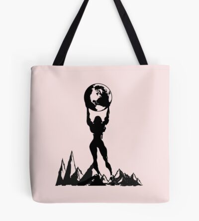 The World In My Hands - Fitness Woman Design Black Tote Bag Official Fitness Merch