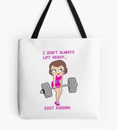 Barbell Girl, Girls Who Lift, Fitness Girl Tote Bag Official Fitness Merch