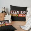 Pursue Fitness | Fitness Geek | Fitmc Throw Pillow Official Fitness Merch