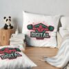 Digital Fitness, Love Fitness Throw Pillow Official Fitness Merch