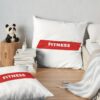 Fitness Throw Pillow Official Fitness Merch