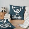 Anytime Fitness Throw Pillow Official Fitness Merch