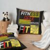 Fitness Geek Throw Pillow Official Fitness Merch