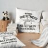 Fitness Taco Throw Pillow Official Fitness Merch