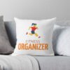 Fitness Organizer, Workout Plan Fitness Plan Throw Pillow Official Fitness Merch