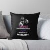 Never Underestimate A Girl Who Lifts Weights Throw Pillow Official Fitness Merch