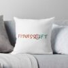 Fitness Gift Throw Pillow Official Fitness Merch