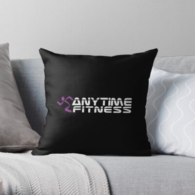 Anytime Fitness,Anytime,Anytime Fitness,Anytime,Anytime Fitness,Anytime Throw Pillow Official Fitness Merch