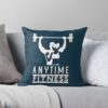 Anytime Fitness Throw Pillow Official Fitness Merch