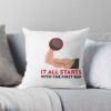  Throw Pillow Official Fitness Merch