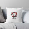 Fitness Club Throw Pillow Official Fitness Merch