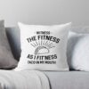 Fitness Taco Throw Pillow Official Fitness Merch