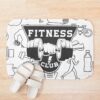 Fitness Center | Fitness Club Bath Mat Official Fitness Merch