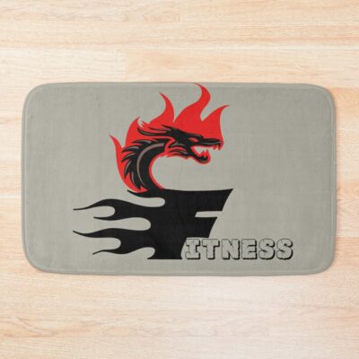 Fitness Training With Dragon Bath Mat Official Fitness Merch