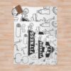 Fitness Center | Fitness Club Throw Blanket Official Fitness Merch