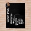 Weightlifting One More Rep Tshirt Free Weights Weight Plates Bodybuilding Fitness Tshirt Throw Blanket Official Fitness Merch