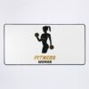 Fitness Woman Design Mouse Pad Official Fitness Merch