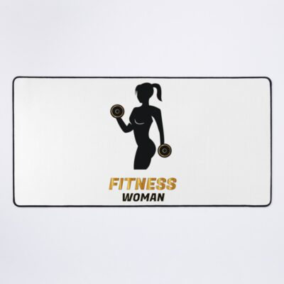 Fitness Woman Design Mouse Pad Official Fitness Merch